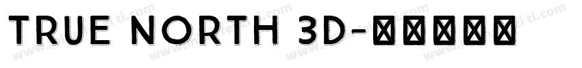 True North 3D字体转换
